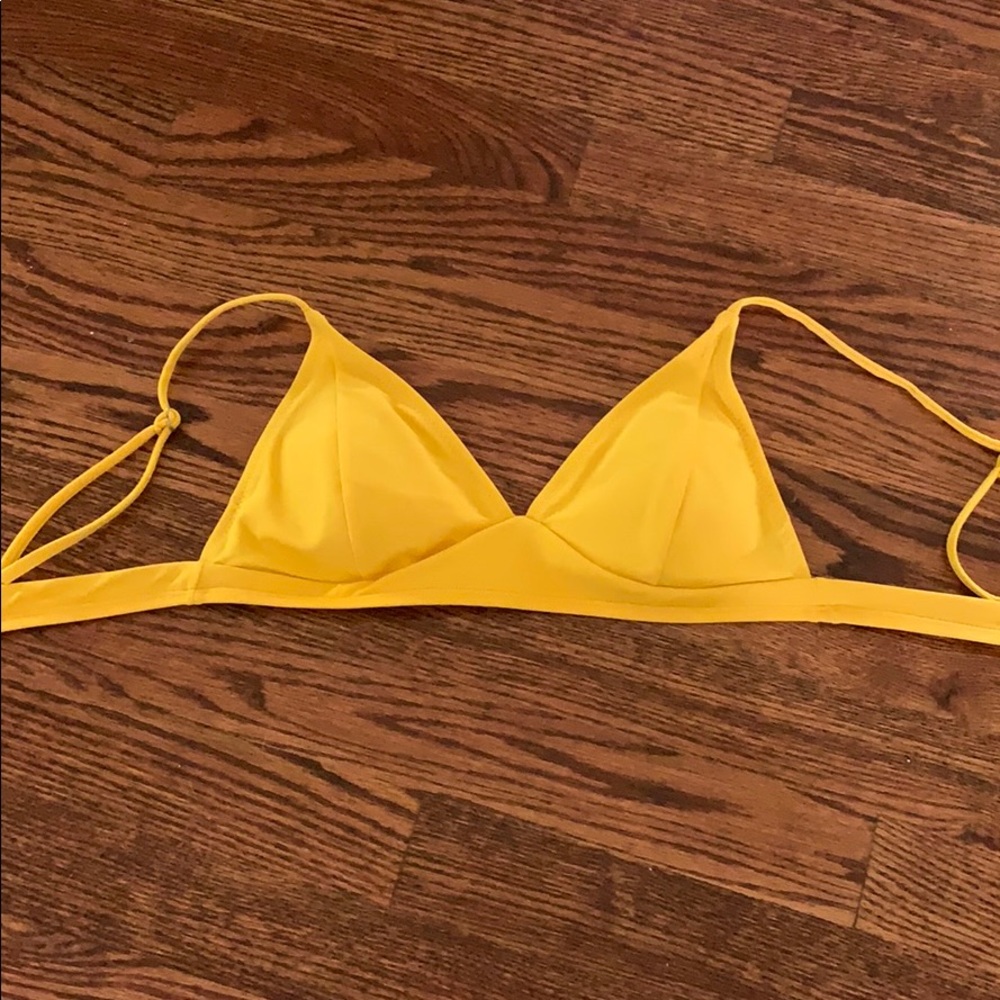 GAP yellow bikini top